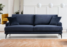 Atelier Del Sofa Papira Sofá de 3 plazas Azul marino